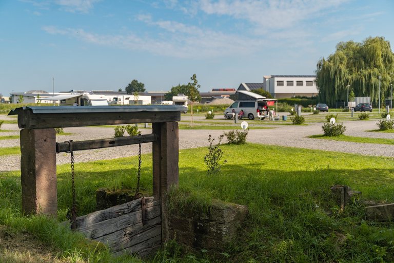 Wohnmobilpark für große Wohnmobile und Liner